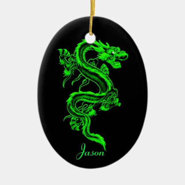 Green dragon Ornament (Front)