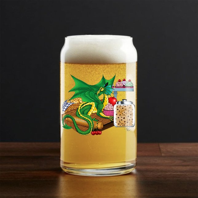 Green Dragon Pastry Chef Can Glass (Creator Uploaded)