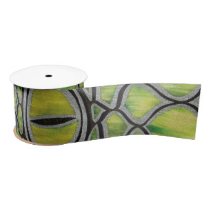 Green Dragon Satin Ribbon