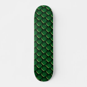 Green Dragon Scale Skateboard