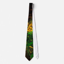 Green Dragon Tie by Chichiko