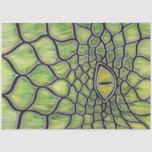 Green Dragon Tissue Paper