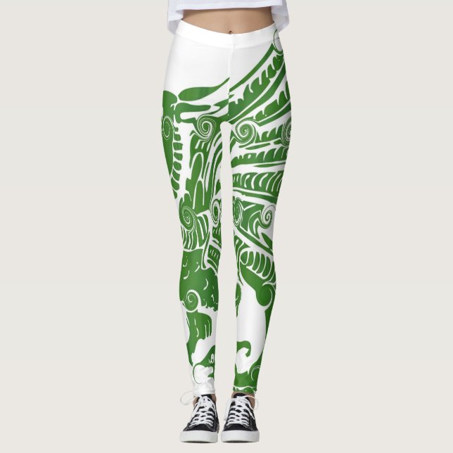 Green Dragon Women's Leggings (Front)