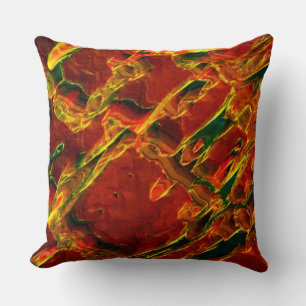 Green drained on fire, destroyed cushion