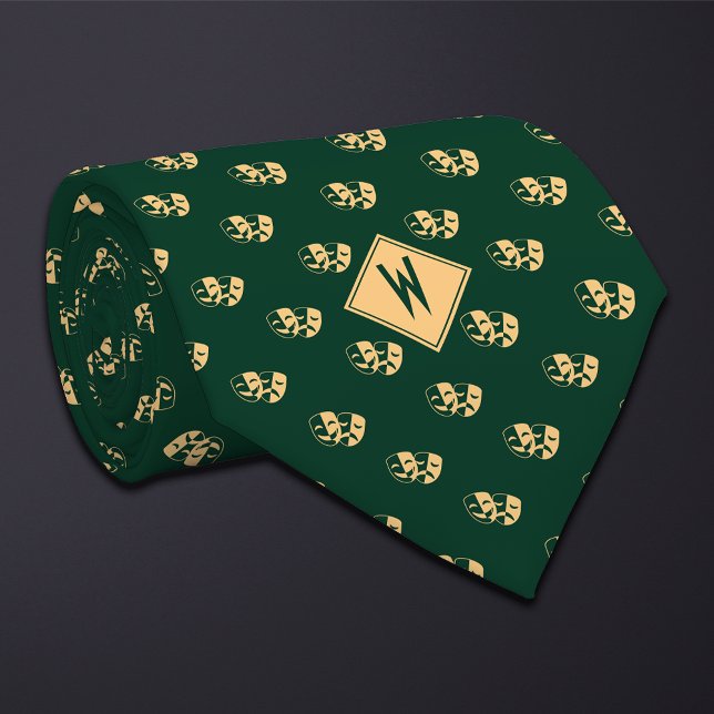 Green Drama Teacher Actor Tie (Creator Uploaded)