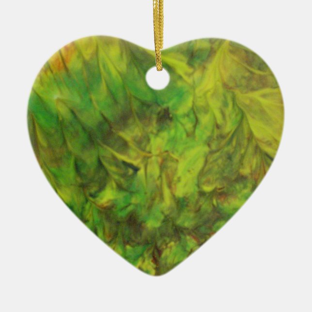green dream ceramic tree decoration (Front)
