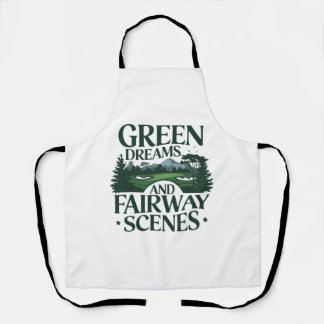 Green Dreams, Golf Trendy Apron