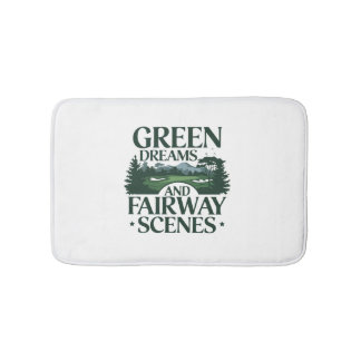 Green Dreams, Golf Trendy Bath Mat