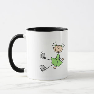 Green Dress Figure Skater Tshirts and Gifts Mug