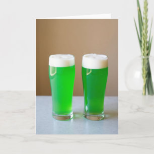 Green Drink Cheers Card
