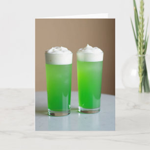 Green Drink Refreshment Card