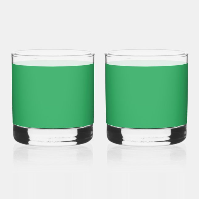 GREEN DRINKING GLASS (Left)