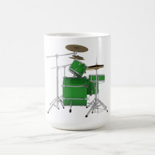 Green Drum Kit: Coffee Mug
