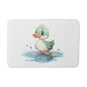 Green Duck Bath Mat