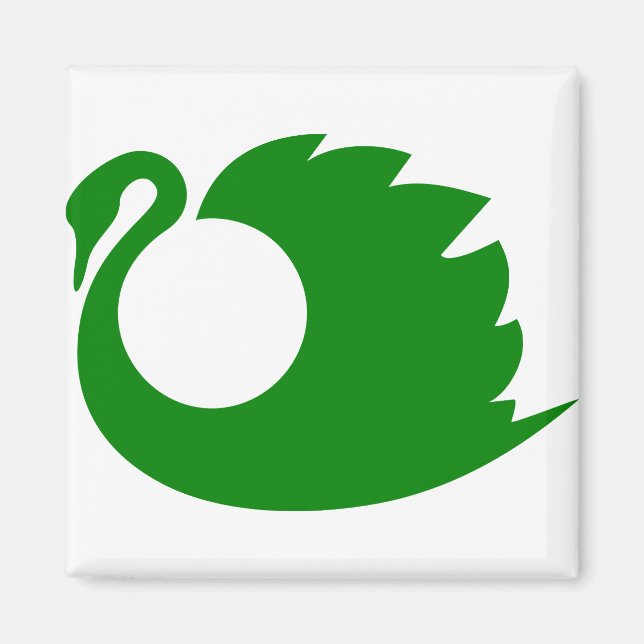 Green Duck Magnet (Front)
