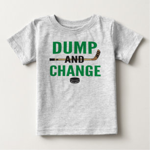 Green Dump and Change Hockey Baby Baby T-Shirt