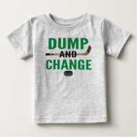 Green Dump and Change Hockey Baby