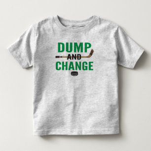 Green Dump and Change Hockey Toddler T-Shirt