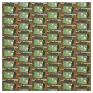 green dumpsters fabric