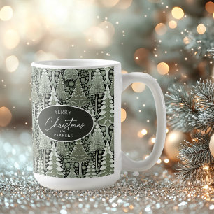 Green Earth Christmas Pattern#6 ID1009 Coffee Mug