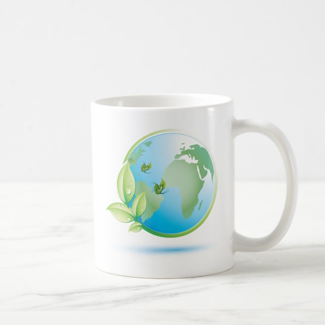 Green Earth Coffee Mug (Right)