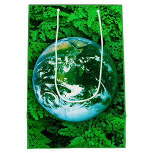 Green Earth - ecological awareness Medium Gift Bag