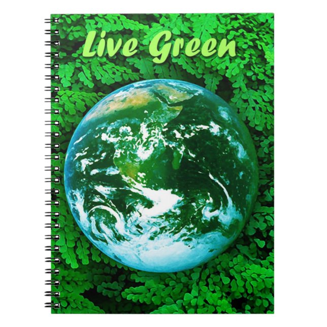 Green Earth - ecological awareness Notebook (Front)
