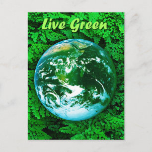 Green Earth - ecological awareness Postcard