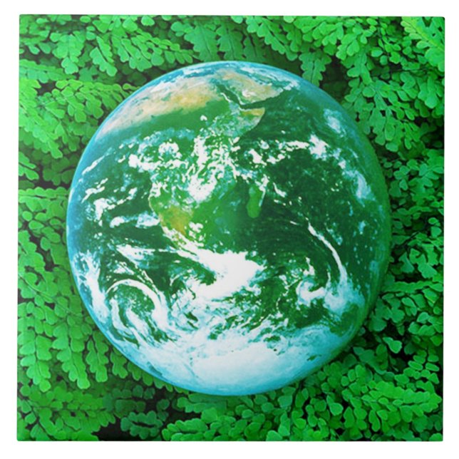 Green Earth - ecological awareness Tile (Front)