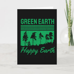 Green Earth Happy Earth Card