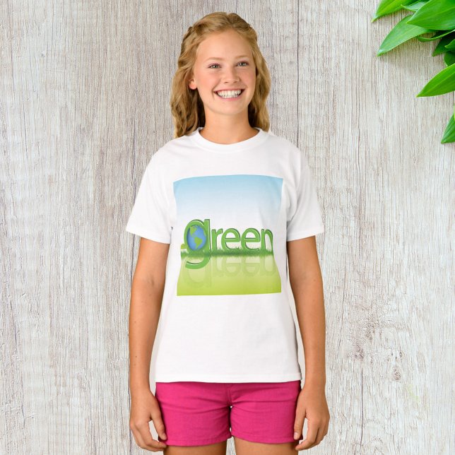 Green Earth World T-Shirt (Creator Uploaded)