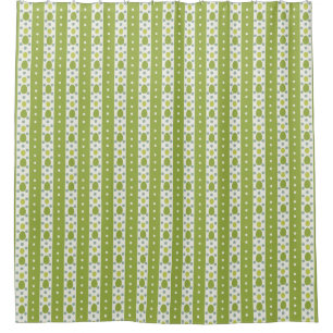 Green Easter Shower Curtain