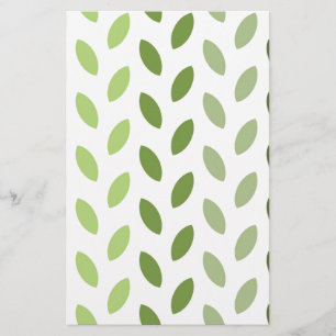 Green Eco Leaves Stationery