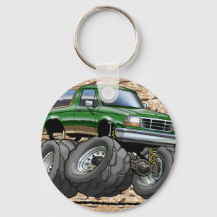 Green Eddie Bauer Bronco Key Ring