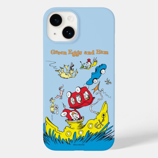 Green Eggs and Ham | I Do Not Like Them Anywhere Case-Mate iPhone Case (Back)