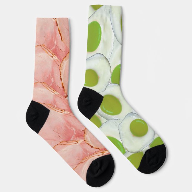 Green Eggs and Ham Novelty Socks (Right)