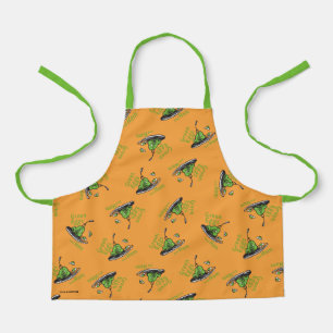 Green Eggs and Ham Pattern Apron