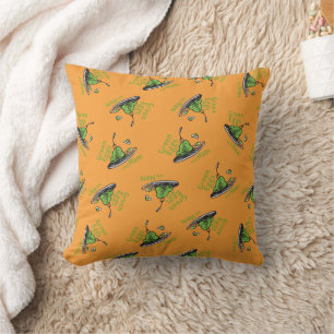 Green Eggs and Ham Pattern Cushion