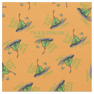 Green Eggs and Ham Pattern Fabric