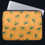 Green Eggs and Ham Pattern Laptop Sleeve<br><div class="desc">This officially licensed Dr. Seuss design features a seamless, repeating pattern of the classic green eggs and ham on a platter illustration. The iconic dish is scattered across a solid orange background, accompanied by the text "Green Eggs and Ham" in a matching green font. This nostalgic and recognisable pattern perfectly...</div>
