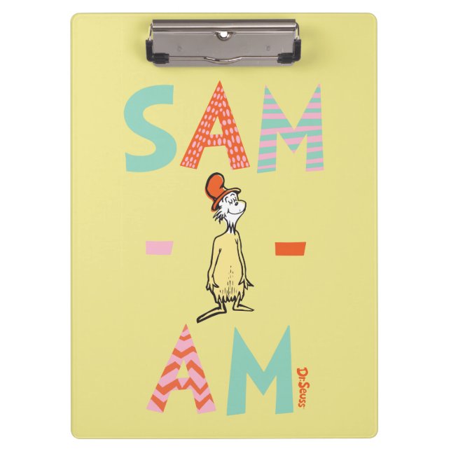 Green Eggs and Ham | Sam-I-Am Clipboard (Front)
