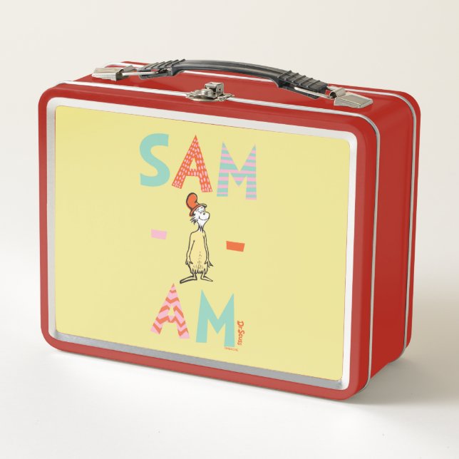Green Eggs and Ham | Sam-I-Am Metal Lunch Box (Front)