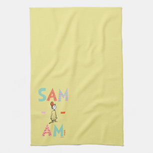 Green Eggs and Ham   Sam-I-Am Tea Towel