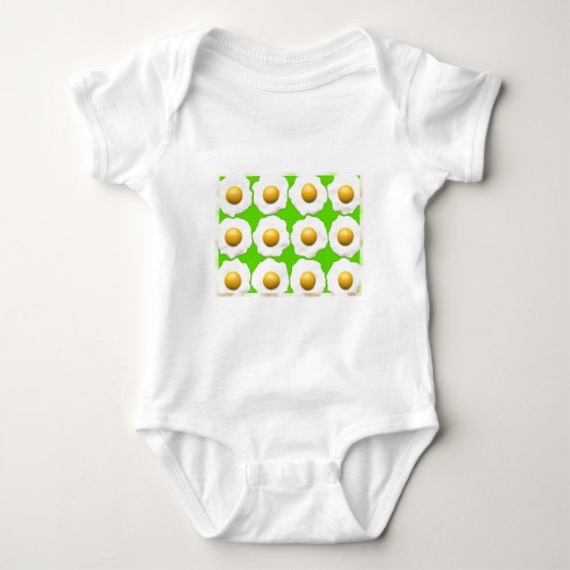 green eggs baby bodysuit (Front)