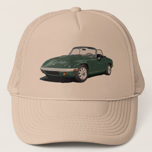 Green Elan S4 Trucker Hat (Front)