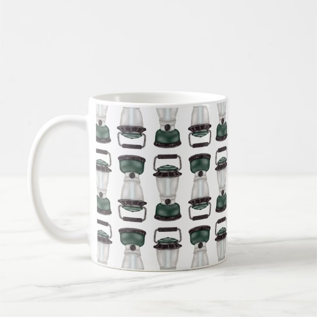 Green Electric Lanterns Coffee Mug (Left)