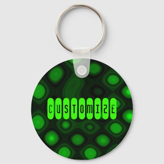 Green Electricity I - Template Key Ring (Front)