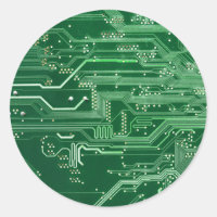 green electronic circuit board computer pattern