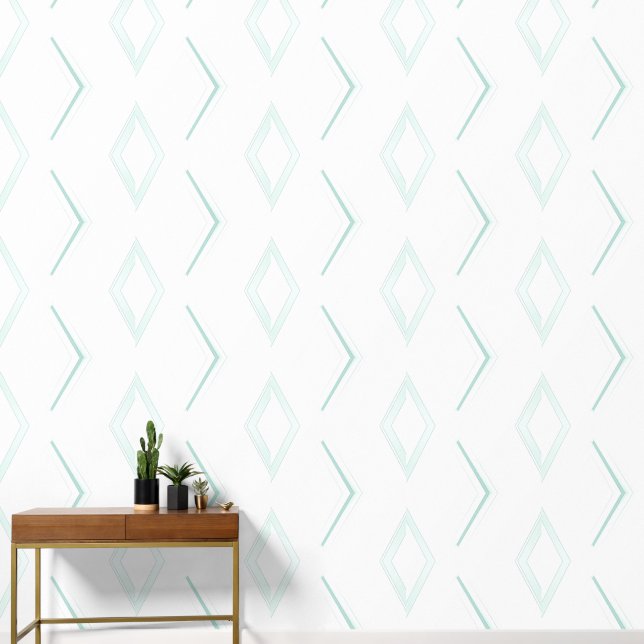 Green Elegance  Wallpaper (Hallway)