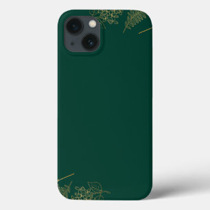 Green elegant Case-Mate Barely There Apple iPhone 13 Case